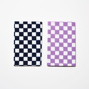 Checkered (navy blue)